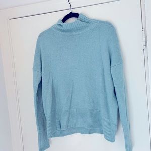 Blue Turtleneck